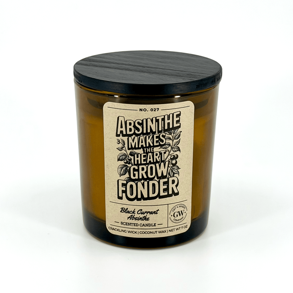 Absinthe Makes the Heart Grow Fonder — Black Currant & Absinthe Candle