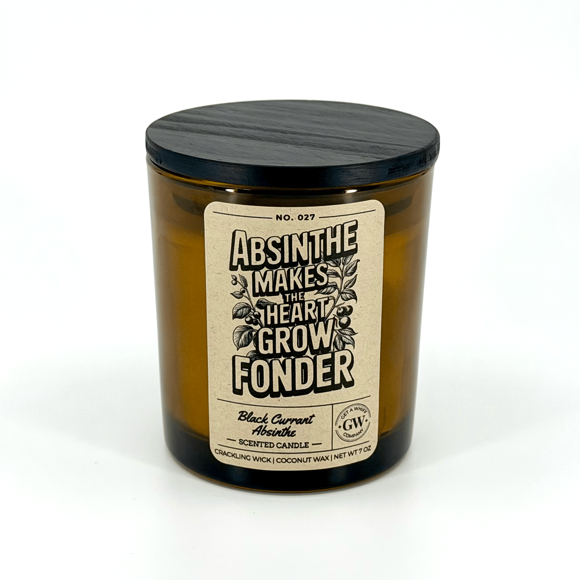 Absinthe Makes the Heart Grow Fonder — Black Currant & Absinthe Candle