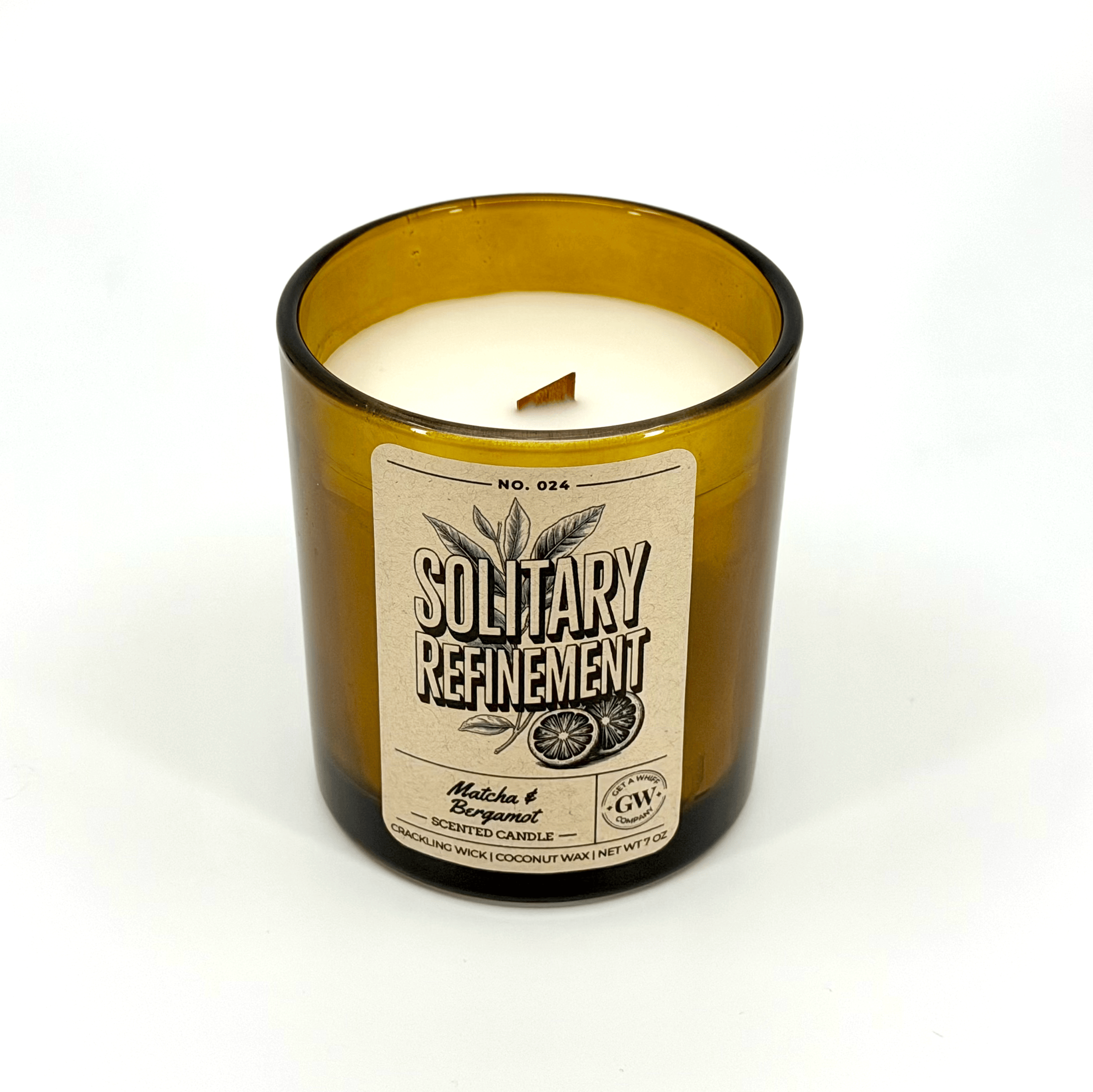 Solitary Refinement — Matcha & Bergamot Candle